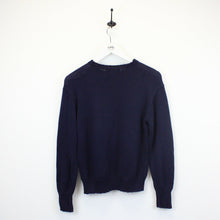 Load image into Gallery viewer, Womens RALPH LAUREN Knit Sweatshirt Navy Blue | Small
