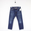 Mens LEVIS 501 Jeans Dark Blue | W31 L28