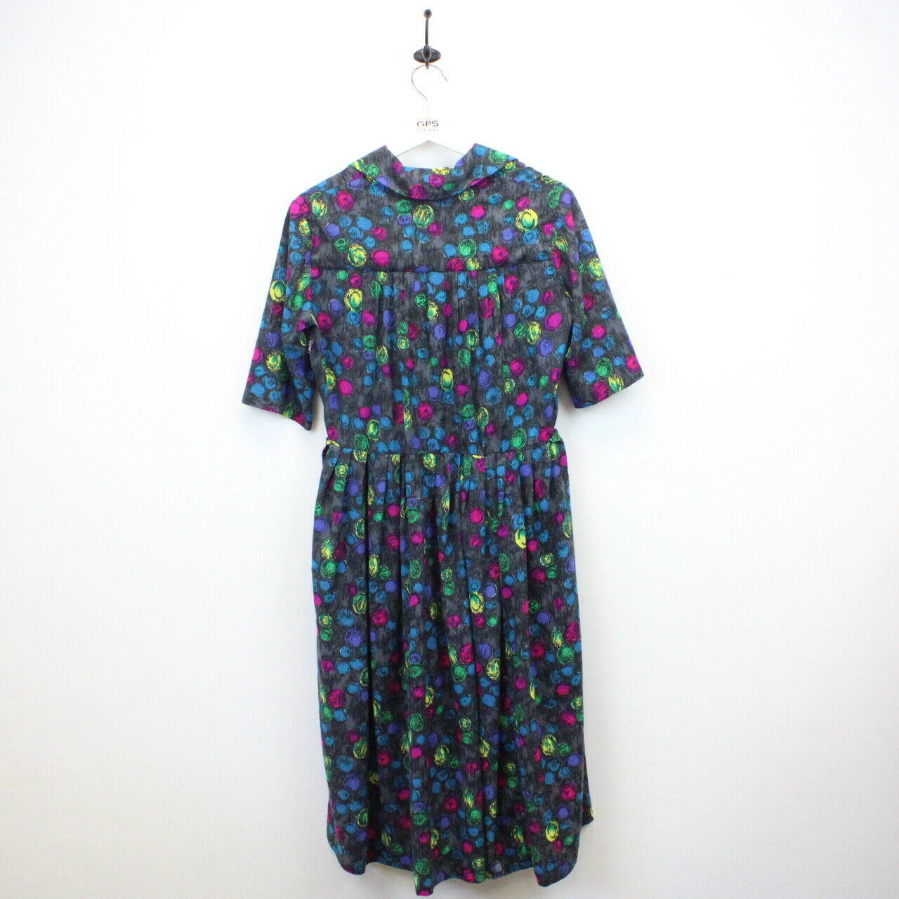 Womens 70s Dress Multicolour | Small