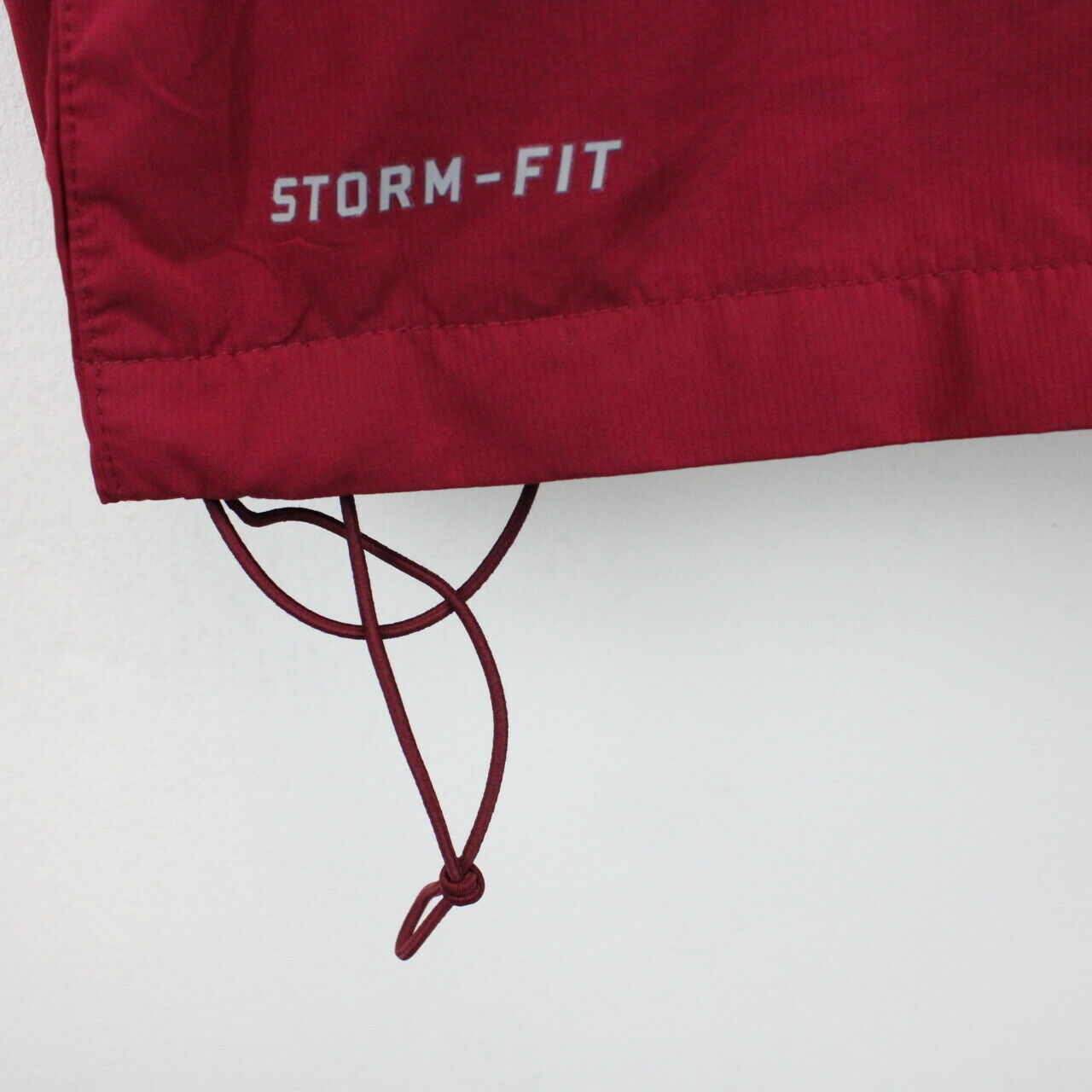 NIKE 1/4 Zip T-Shirt Red | Large