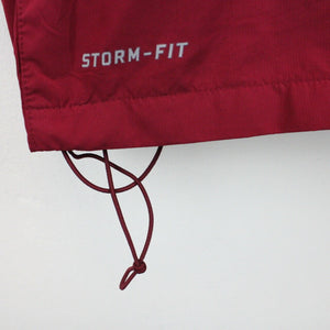 NIKE 1/4 Zip T-Shirt Red | Large