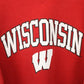 NCAA RUSSELL ATHLETIC 90s Wisconsin BADGERS Sweatshirt Red | Large