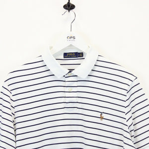 RALPH LAUREN Polo Shirt White | Large