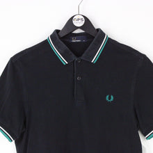 Load image into Gallery viewer, Mens FRED PERRY Polo Shirt Black | Medium
