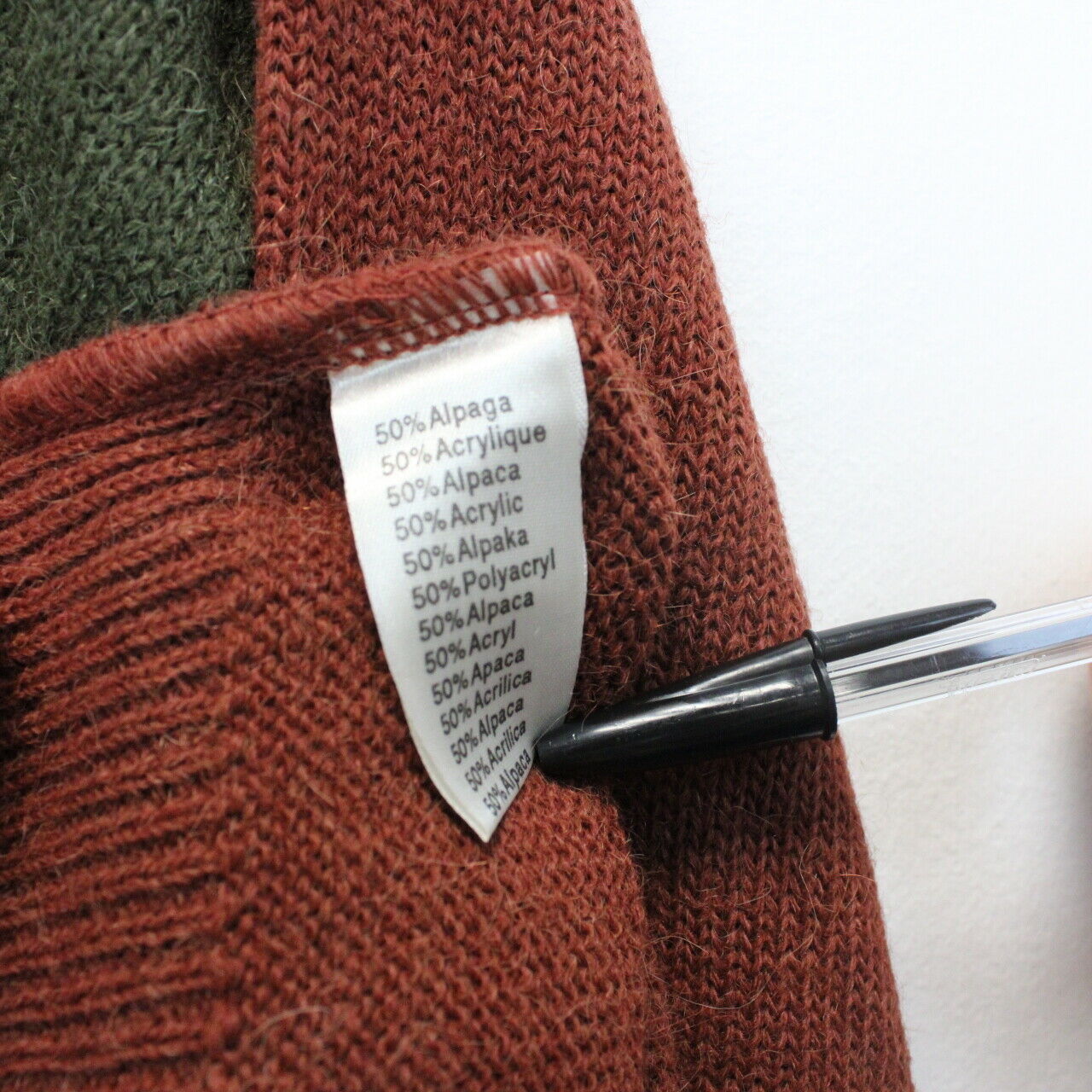CHEMISE LACOSTE 90s Knit Sweatshirt | Large