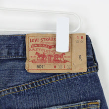 Load image into Gallery viewer, Womens LEVIS 501 Jeans Mid Blue | W29 L28
