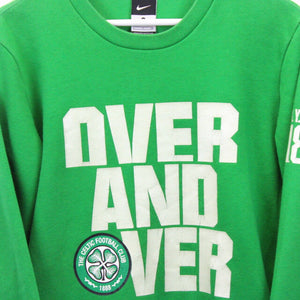 NIKE CELTIC FC Sweatshirt Green | Small