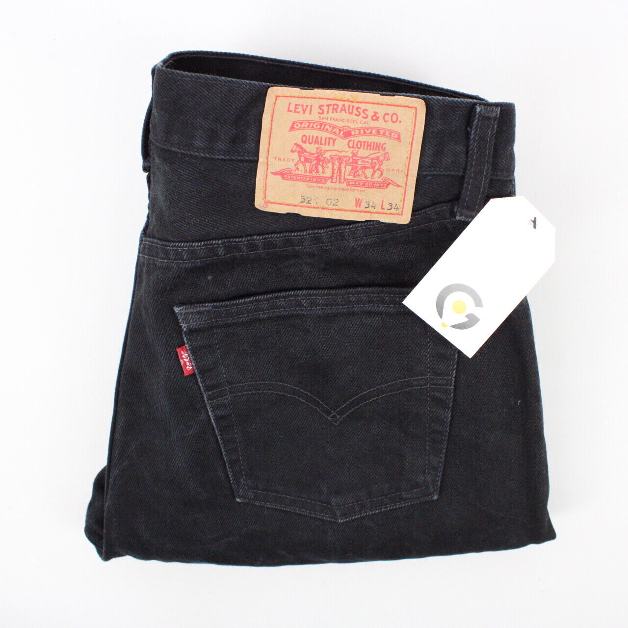 LEVIS 521 Jeans Black | W34 L34