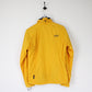 Mens JACK WOLFSKIN Bomber Jacket Yellow | Small