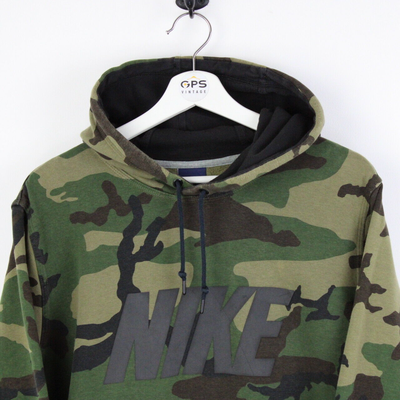 NIKE 00s Hoodie Green | Large
