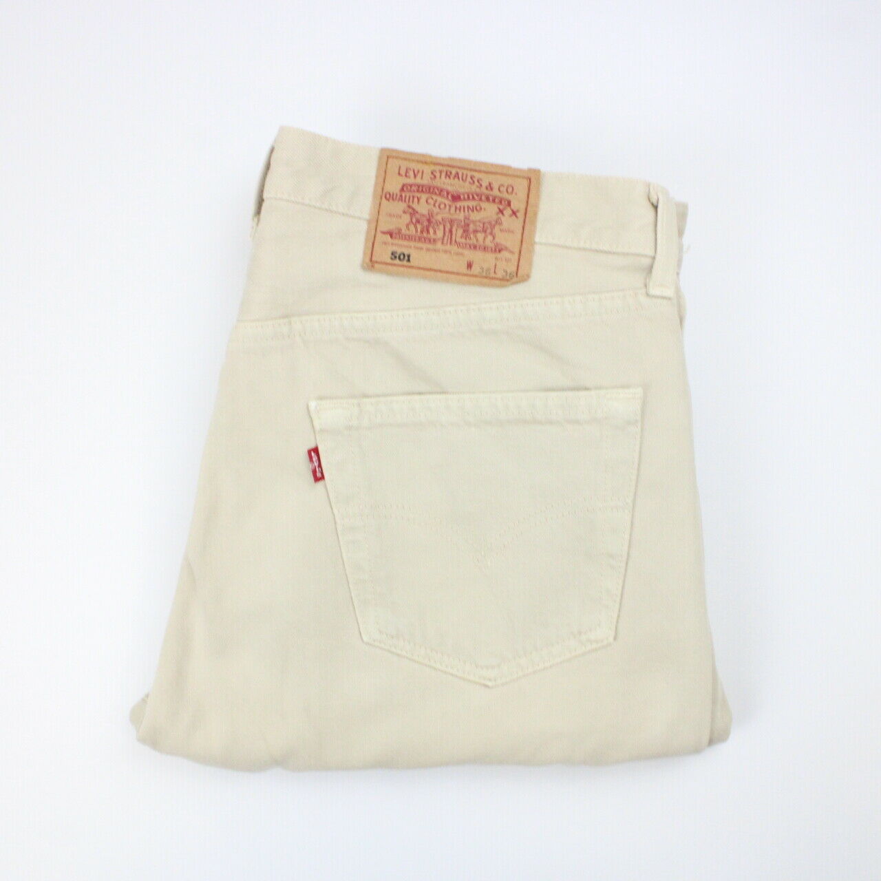 LEVIS 501 Jeans Beige | W36 L36