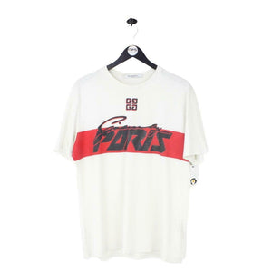 Mens GIVENCHY PARIS T-Shirt White | XL