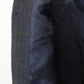 BURBERRYS 90s Mac Coat Navy Blue | Large