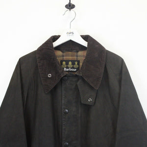 BARBOUR Leather Beaufort Jacket Brown | XXL