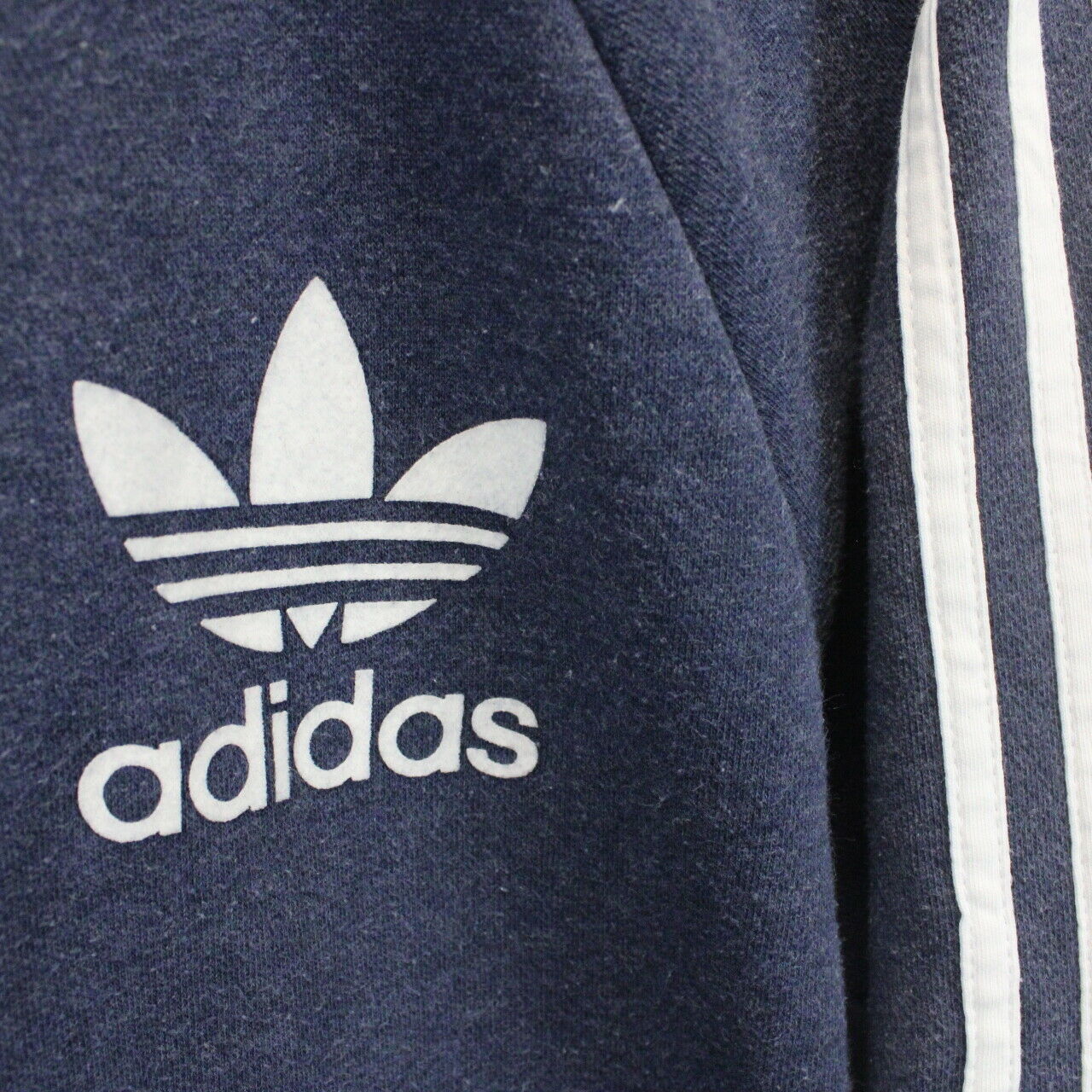 ADIDAS Hoodie Navy Blue | Small