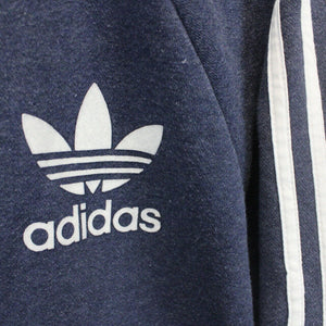 ADIDAS Hoodie Navy Blue | Small