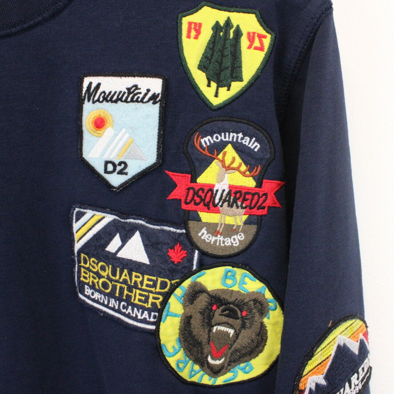 DSQUARED2 Sweatshirt Navy Blue | Medium
