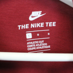 NIKE T-Shirt Red | Large