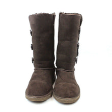 Load image into Gallery viewer, Womens UGG Sheepskin Boots Brown | UK 6
