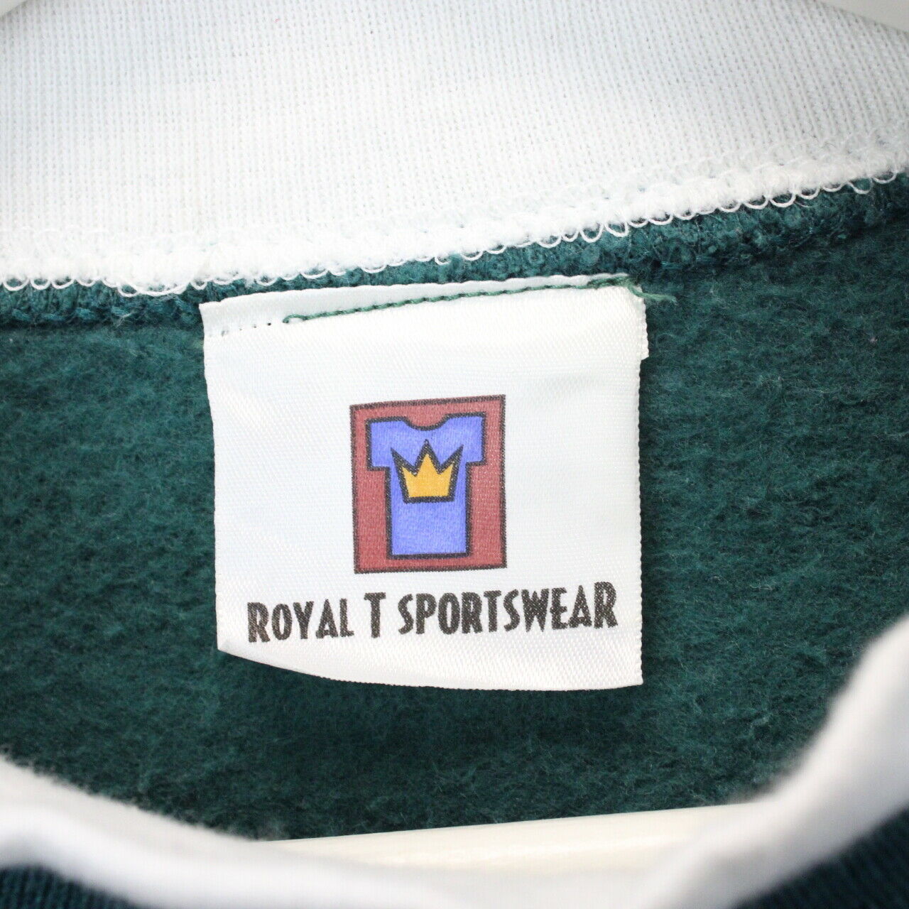 90s Christmas Sweatshirt Green | Medium