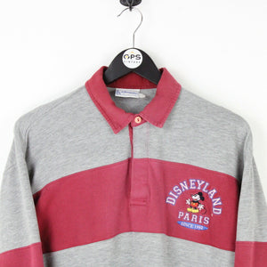 Mens DISNEYLAND PARIS 90s Rugby Polo Shirt Multicolour | Medium