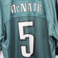 NFL REEBOK 00s Philadelphia EAGLES Jersey Green | Large