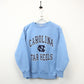 NCAA 90s North Carolina TAR HEELS Sweatshirt Blue | Small