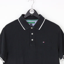 Load image into Gallery viewer, Mens TOMMY HILFIGER Polo Shirt Black | Medium
