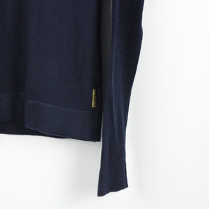 Womens ARMANI Knit Sweatshirt Navy Blue | Medium