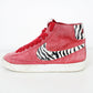 Womens NIKE Blazer Zebra Trainers Red | UK 5