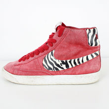 Load image into Gallery viewer, Womens NIKE Blazer Zebra Trainers Red | UK 5
