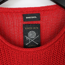 Load image into Gallery viewer, Mens DIESEL Knit Sweatshirt Red | Medium
