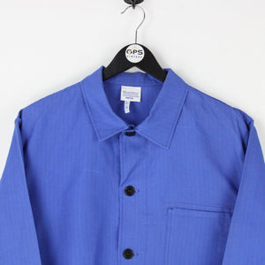 Mens SANFOR Worker Chore Jacket Blue | Large