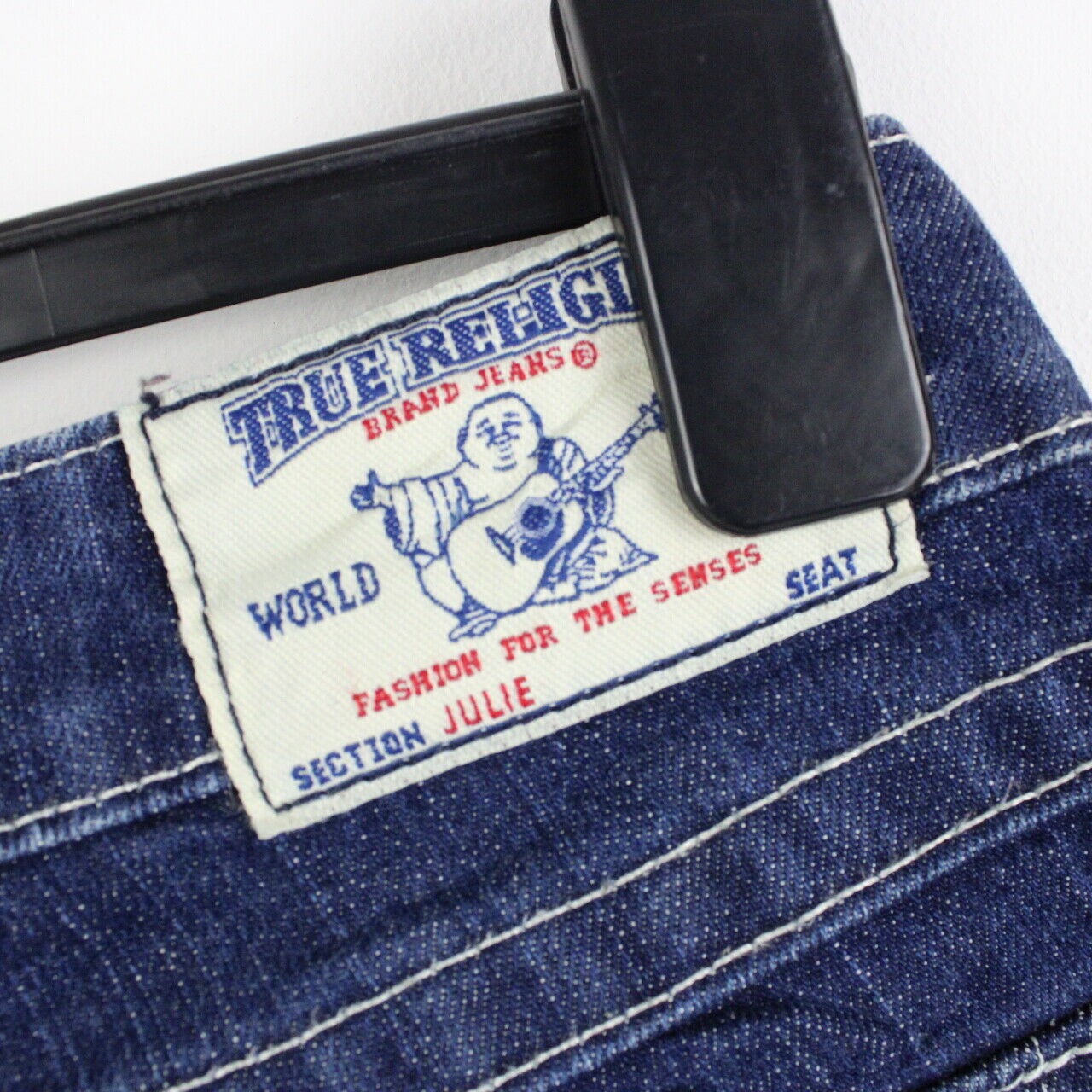 Womens TRUE RELIGION Julie Jeans Blue | W29 L34