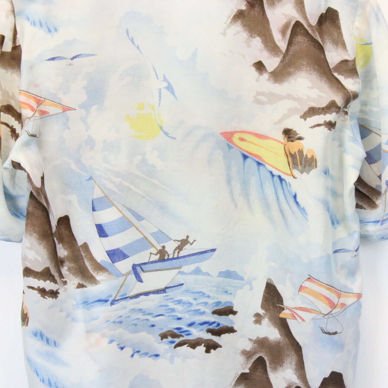 80s Hawaiian Shirt Multicolour | Small