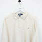 RALPH LAUREN Polo Shirt Cream | XL