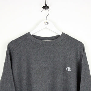 Vintage CHAMPION Sweatshirt Grey | XL