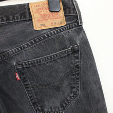 Load image into Gallery viewer, LEVIS 501 Jeans Black Charcoal | W34 L30
