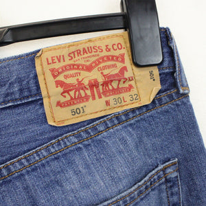 Womens LEVIS 501 Jeans Mid Blue | W30 L30