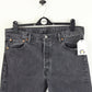Mens LEVIS 501 Jeans Black Charcoal | W36 L34