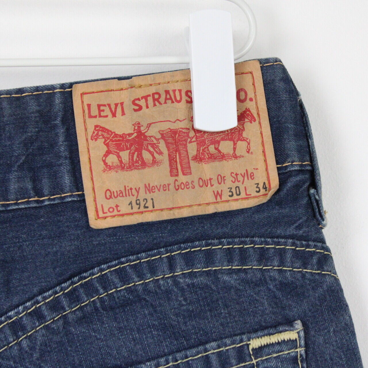 Womens LEVIS 921 Jeans Mid Blue W30 L34