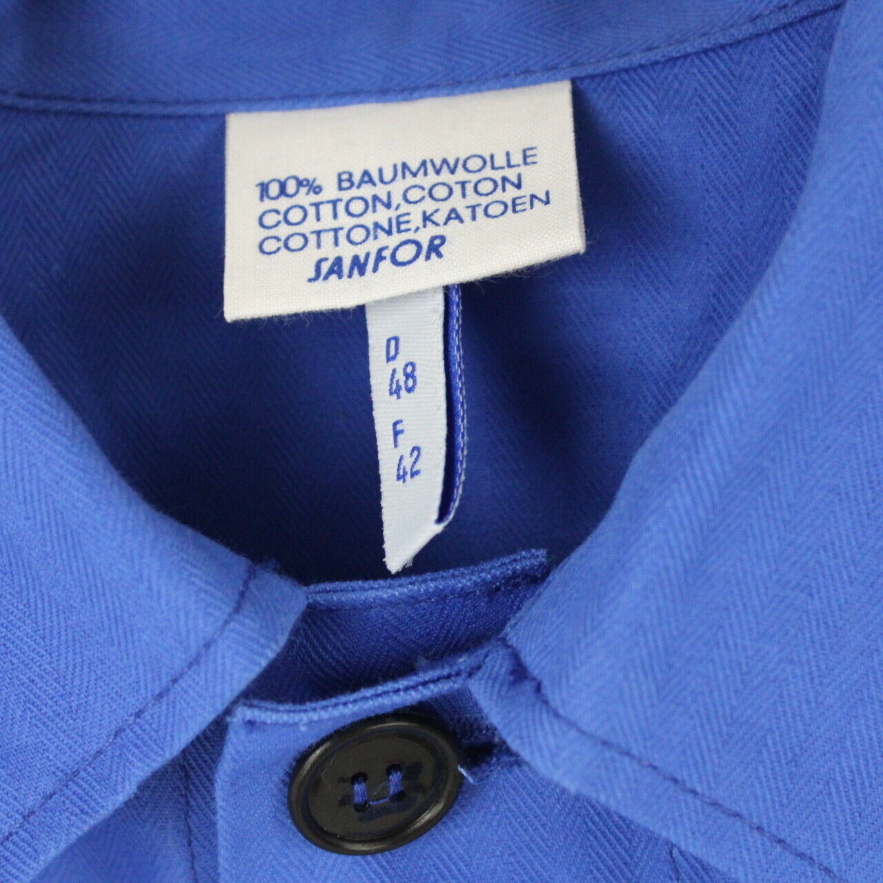 Mens Worker Chore Jacket Blue | Large