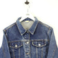 Womens 90s Denim Jacket Blue | Small