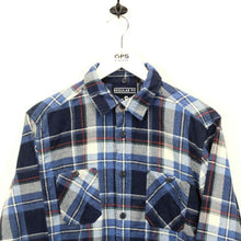 Load image into Gallery viewer, Flannel Plaid Shirt Blue | Small
