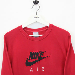 Womens NIKE AIR 00s Sweatshirt Red | Small