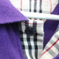 BURBERRY 00s Polo Shirt Purple | Medium