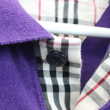 Load image into Gallery viewer, BURBERRY 00s Polo Shirt Purple | Medium
