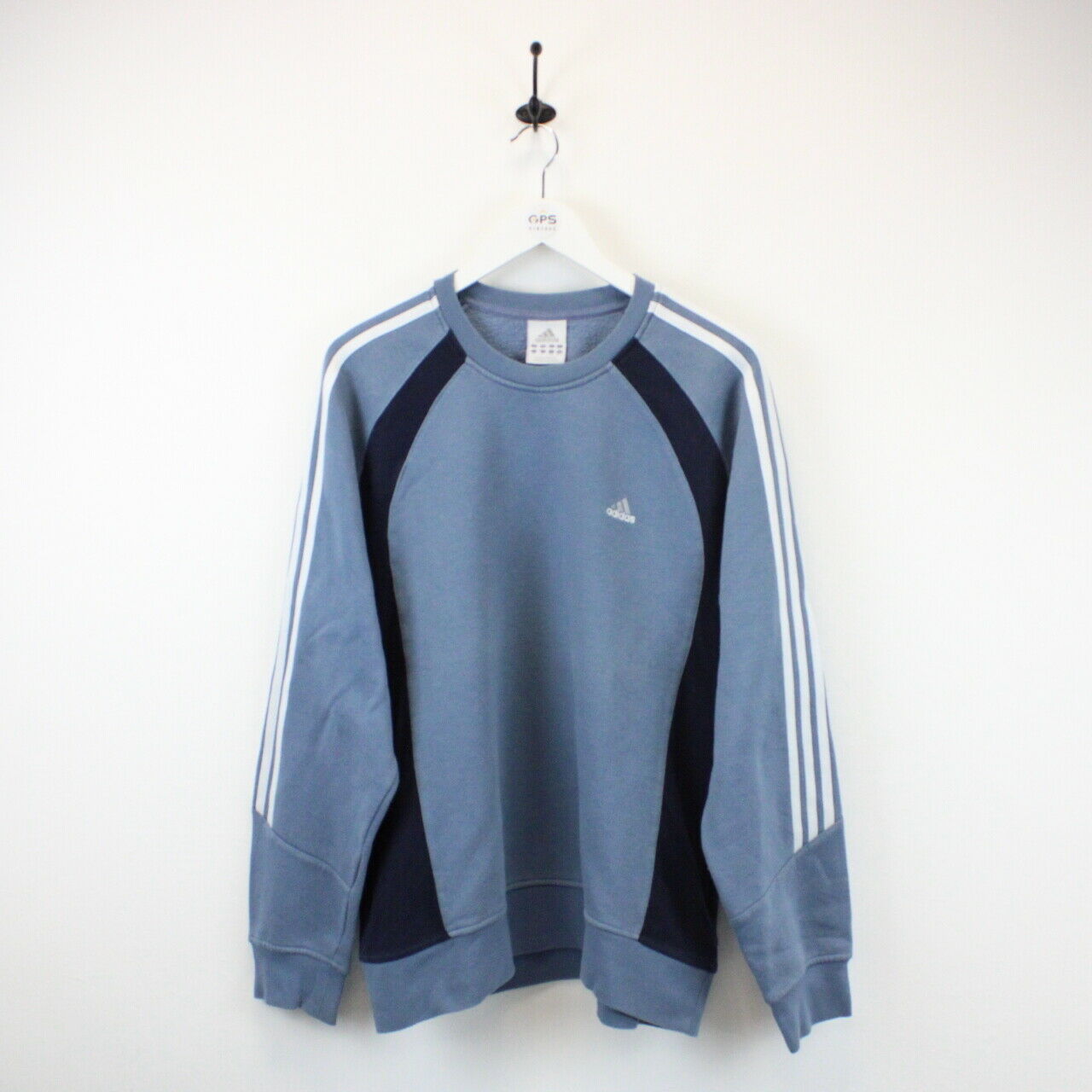 ADIDAS 00s Sweatshirt Blue | Large