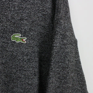 LACOSTE Knit Sweatshirt Grey | Medium