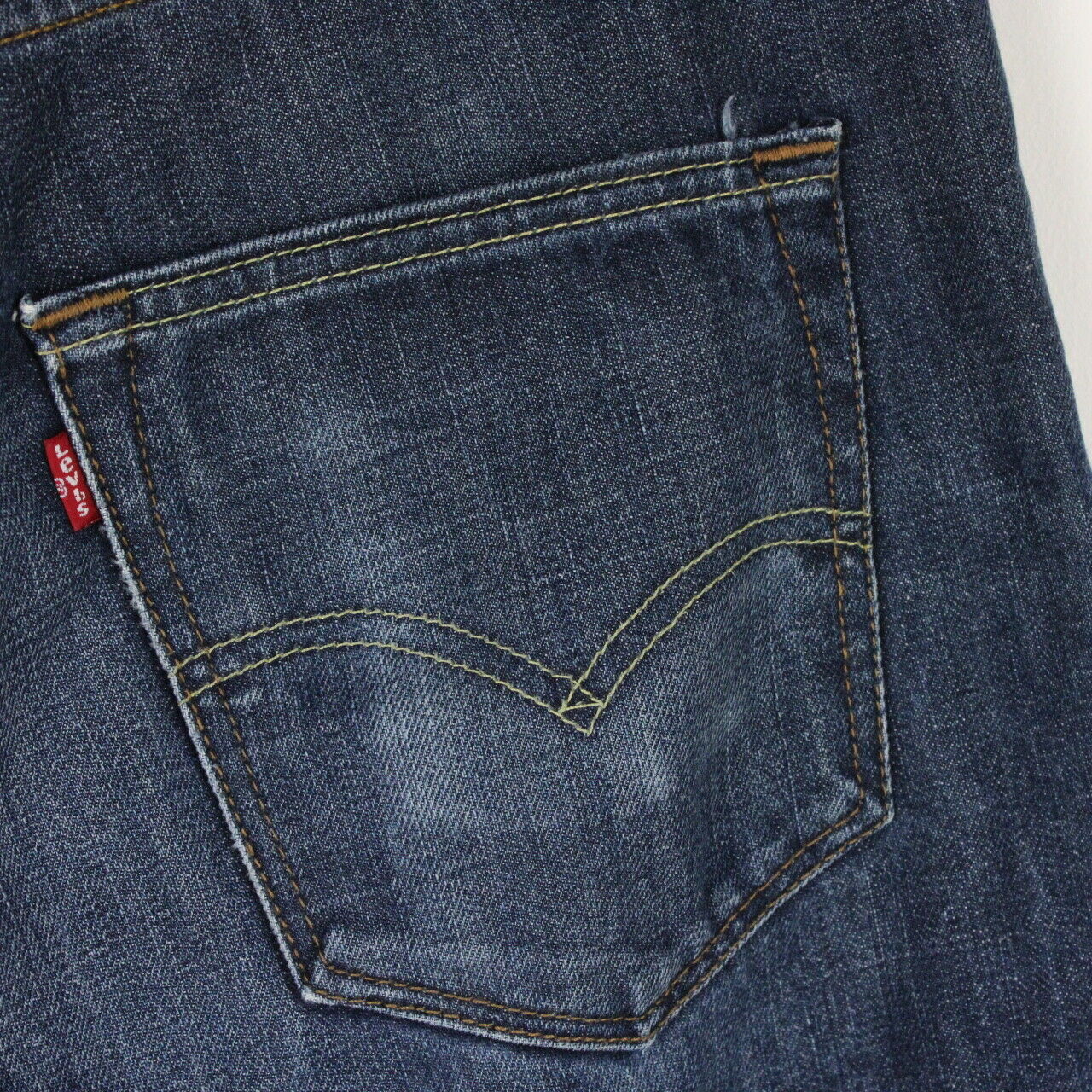 Mens LEVIS 501 Jeans Dark Blue | W36 L32